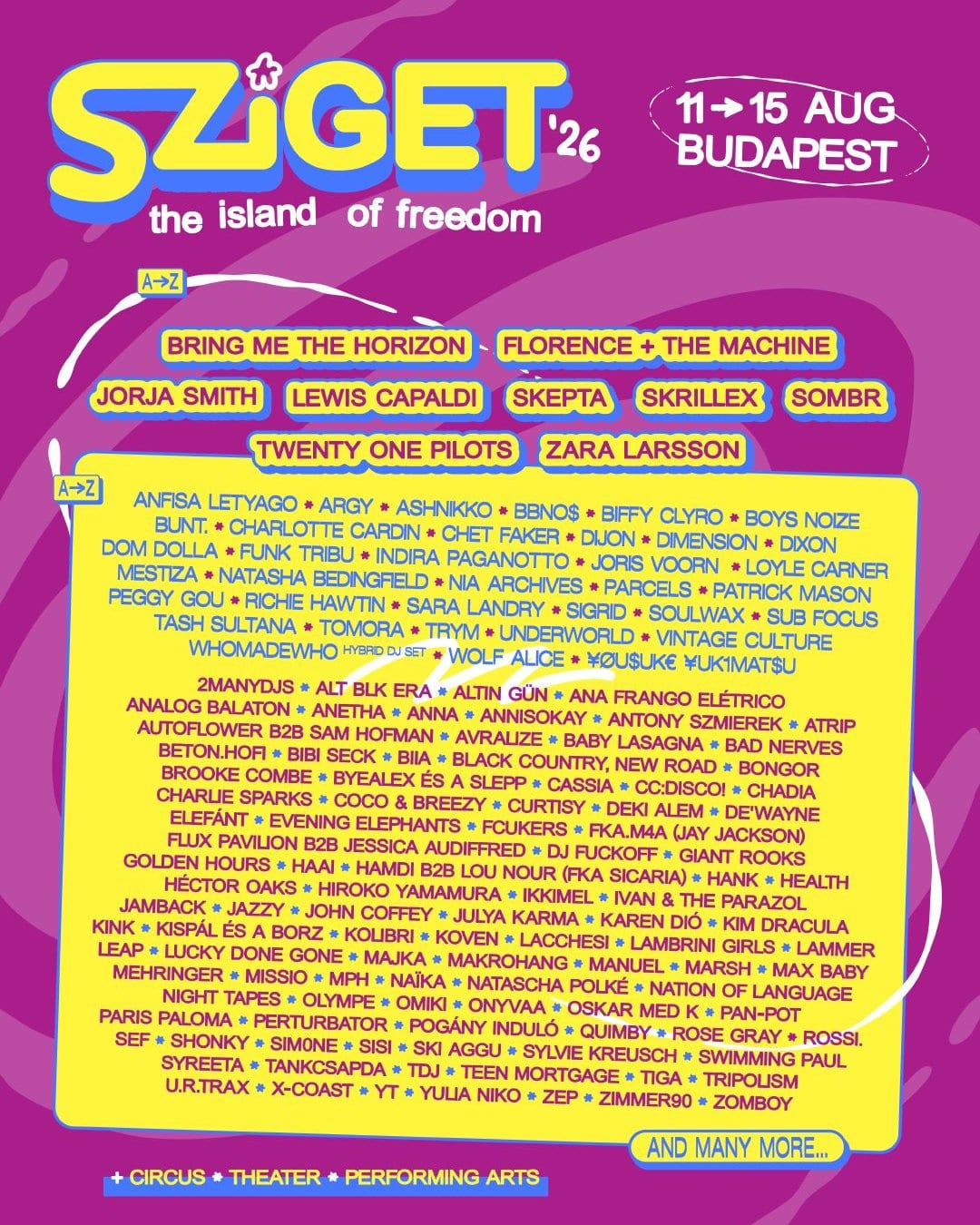 Overground Music — Official Romanian Partner of Sziget Festival